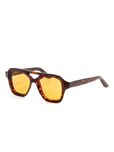 Lapima Samuel Tortoiseshell Sunglasses In Brown