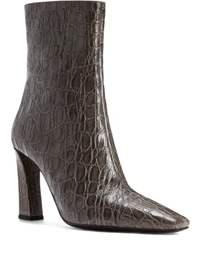 Giuseppe Zanotti 90mm Janiee Crocodile-effect Ankle Boots