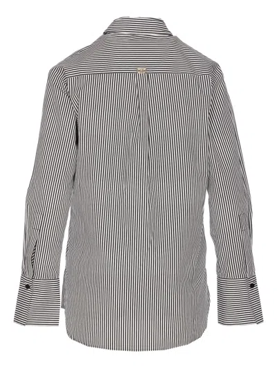 Liu •jo Striped Shirt In Gray