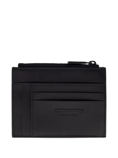 Dsquared2 Zip-fastening Logo Cardholder In Black