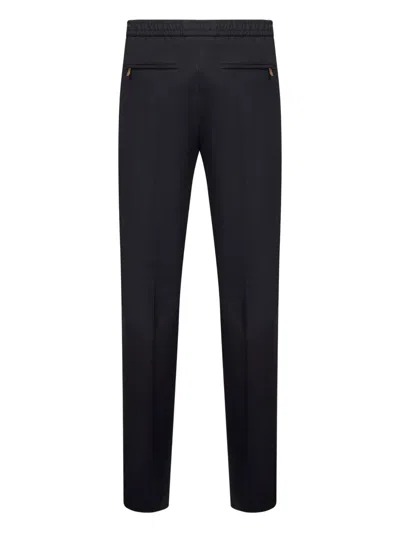 Pt Torino Drawstring Trousers In Black