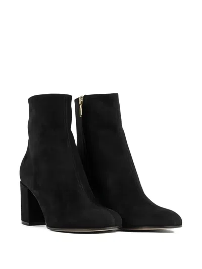 Gianvito Rossi Dillon Suede Zip Boots