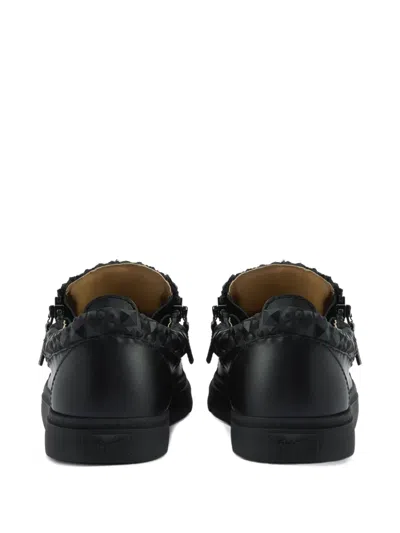 Giuseppe Zanotti The Manhattan Stud-embellished Sneakers In Black
