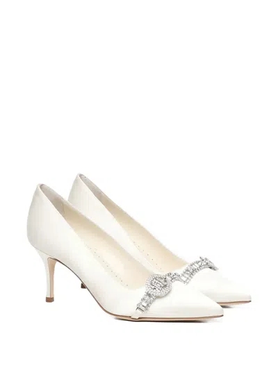 Manolo Blahnik 75mm Jewel-embellished Pumps