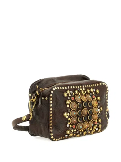 Campomaggi Embellished Studded Shoulder Bag