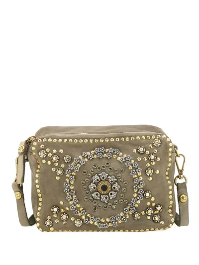 Campomaggi Embellished Studded Cross Body Bag