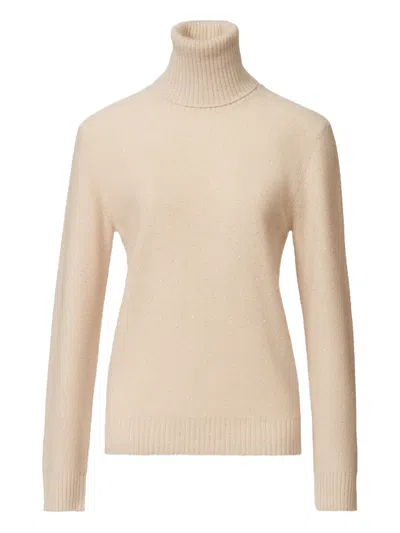 Fabiana Filippi Wool Blend Turtleneck Sweater In Pink