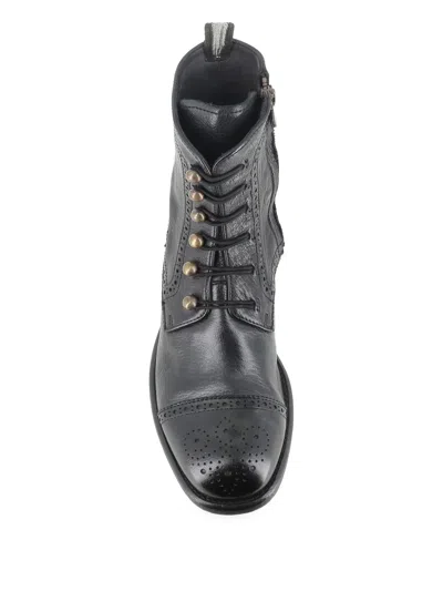 Officine Creative Lace-up Brogue Boots