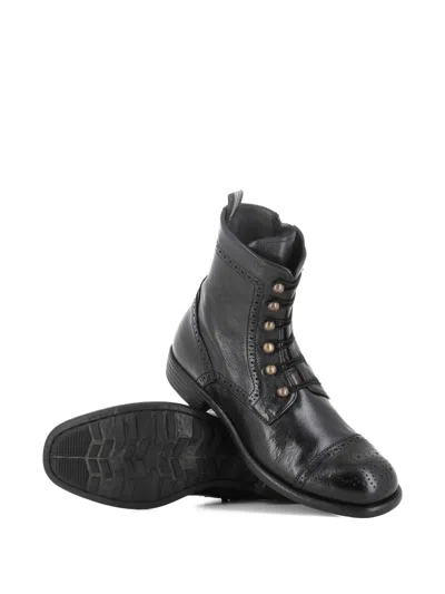 Officine Creative Lace-up Brogue Boots