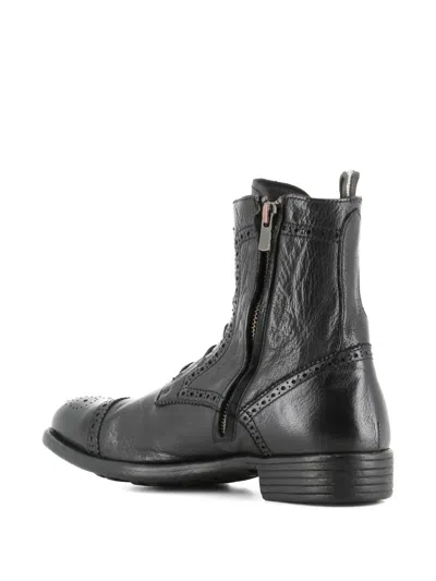 Officine Creative Lace-up Brogue Boots