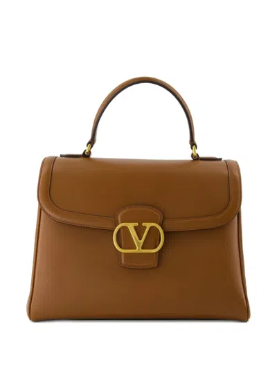 Valentino 9 To 5 Leather Tote Bag