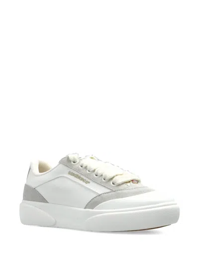 Casablanca Suede-panel Lace-up Sneakers