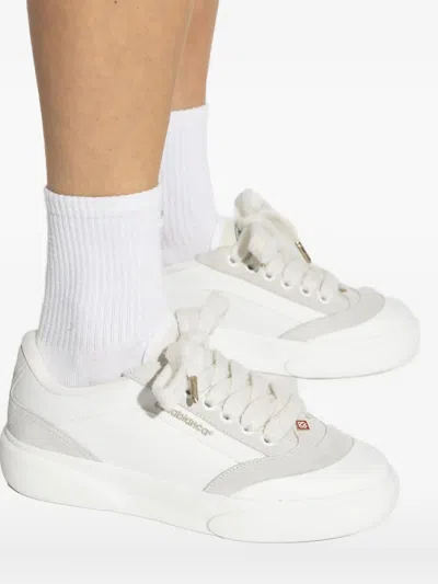 Casablanca Suede-panel Lace-up Sneakers