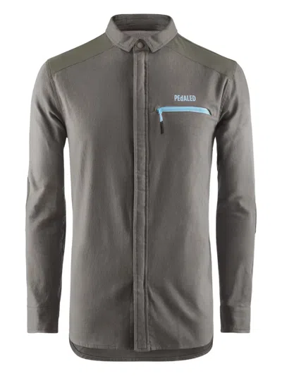 Pedaled Jary Cycling Adventure Shirt In Gray