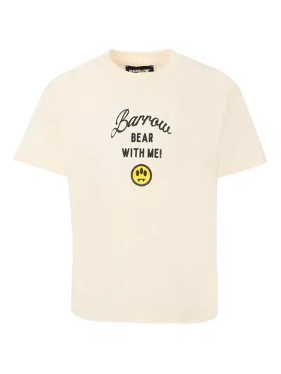 Barrow Bear With Me T-shirt In Neutral