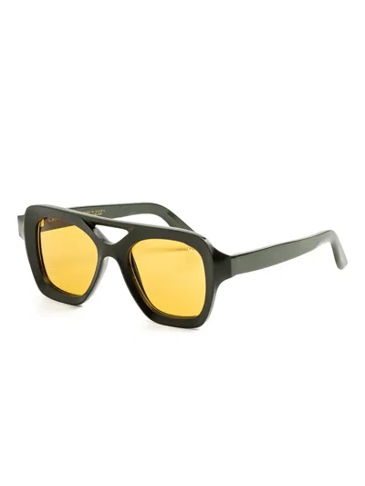 Lapima Samuel Geometric-frame Sunglasses In Yellow