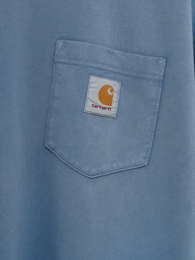 Carhartt Mens Sorrent Hudson Crewneck Cotton-jersey T-shirt In Blue
