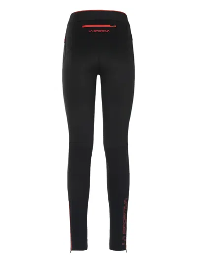 La Sportiva Primal Zip-bottom Leggings In Black