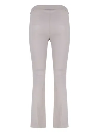Sablyn Devon Leather Pants In Gray