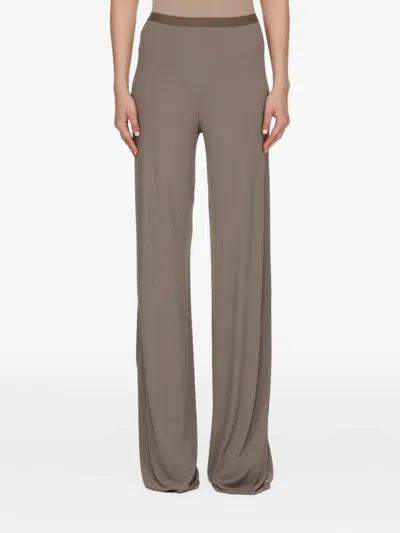 Rick Owens Elasticated-waist Trousers In Gray