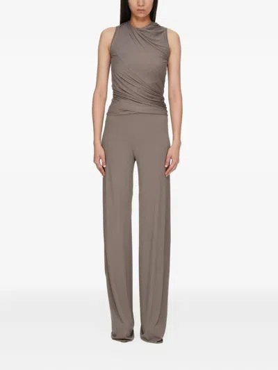 Rick Owens Elasticated-waist Trousers In Gray