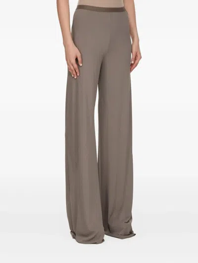 Rick Owens Elasticated-waist Trousers In Gray