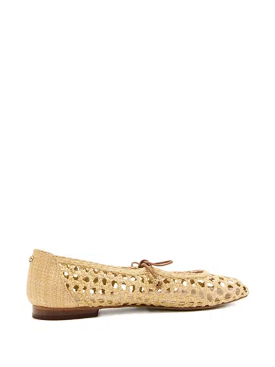 Sam Edelman Woven Lace-up Flats