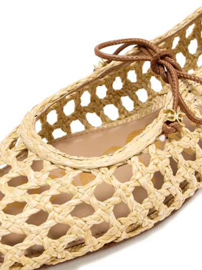 Sam Edelman Woven Lace-up Flats