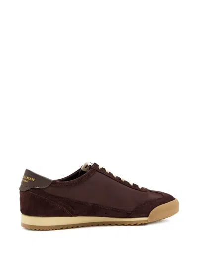 Sam Edelman Ivey Lace Up Sneaker Cafe Noir Brown Nylon