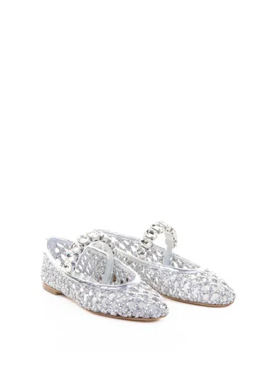 Casadei Ballerina Silver Perforated
