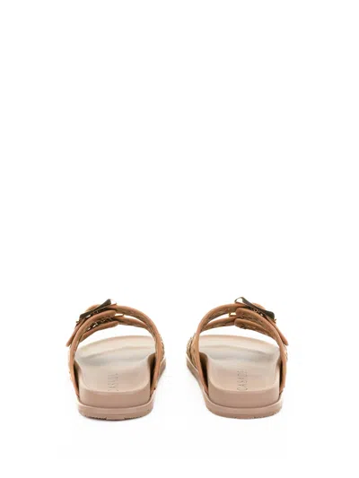 Casadei Fabric Slipper With Rubber Sole