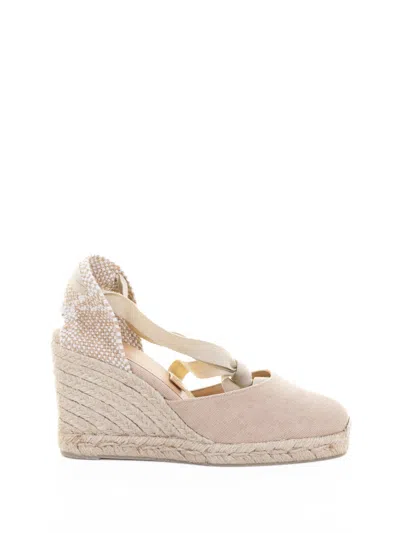 Castaã±er Castañer Carina Espadrille Wedge With Ankle Laces