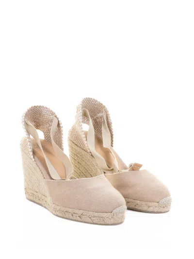 Castaã±er Castañer Carina Espadrille Wedge With Ankle Laces