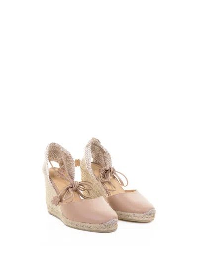 Castaã±er Castañer Carina Espadrilles In Nappa With Leather Lace-up Closure