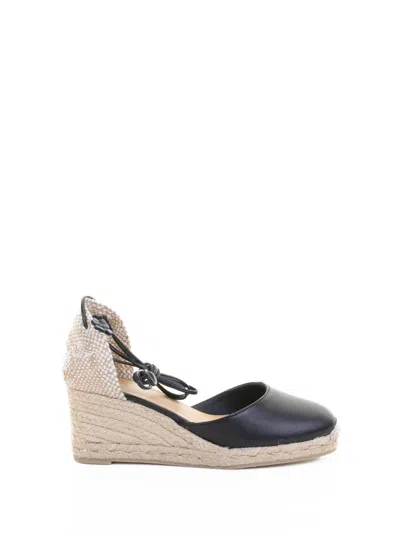Castaã±er Castañer Carina Espadrilles In Nappa With Leather Lace-up Closure