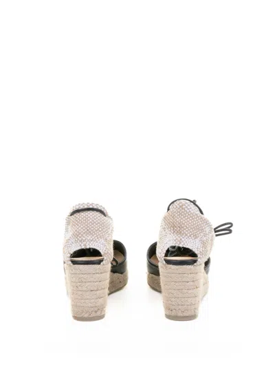 Castaã±er Castañer Carina Espadrilles In Nappa With Leather Lace-up Closure
