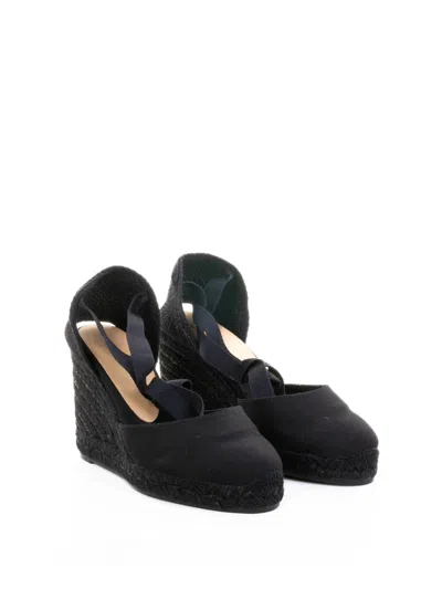 Castaã±er Castañer Carina Organic Cotton Espadrilles With Ribbon Closure
