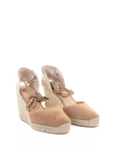 Castaã±er Castañer Espadrille Carina In Suede With Matching Laces
