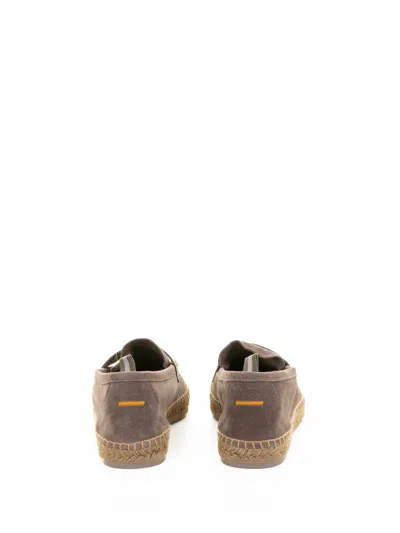 Castaã±er Nacho T-186 Espadrilles In Taupe Suede In Gray