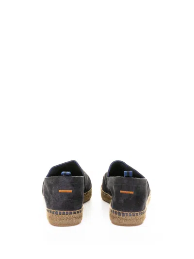 Castaã±er Parker Collapsible-heel Suede Espadrilles In Gray