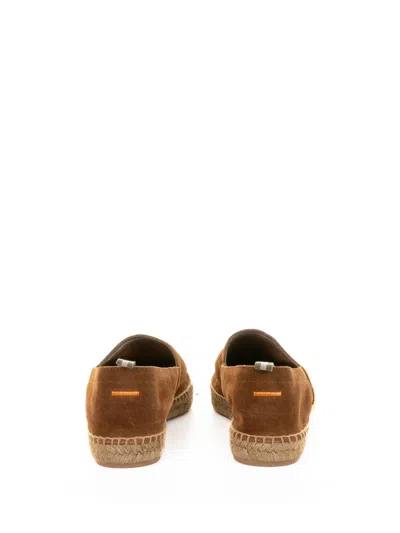 Castaã±er Castañer Espadrilles Pablo Camping Style In Suede With Jute Sole In Brown