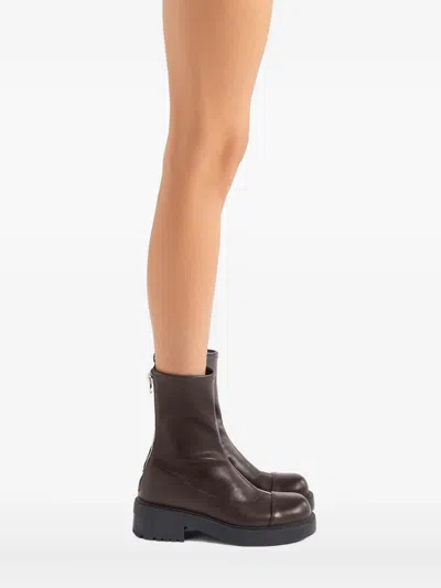 Giuseppe Zanotti Junney Zip-detail Ankle Boots In Black