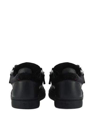 Giuseppe Zanotti Zip-detail Glitter Low-top Sneakers