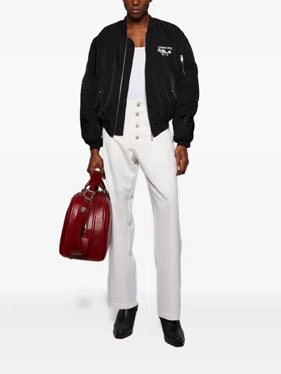 Bluemarble Mariner Jewelled Button Trousers In White