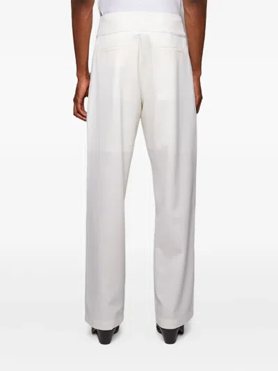 Bluemarble Mariner Jewelled Button Trousers In White