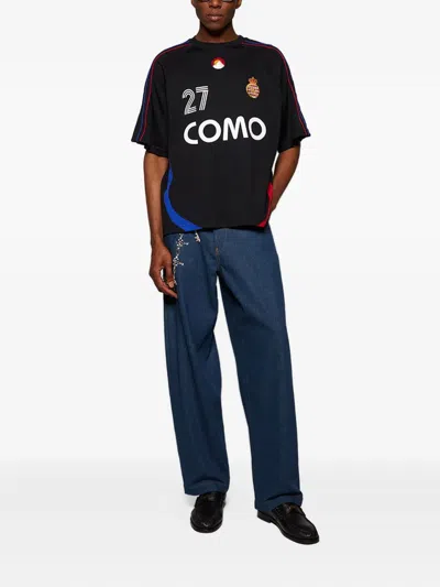 Bluemarble Trompe L'oeil Jeans In Blue