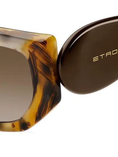Etro Paisley Cat-eye Sunglasses In Brown