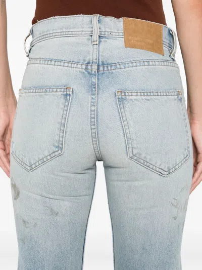 Enfants Riches Deprimes Faded-effect Flared Jeans In Red