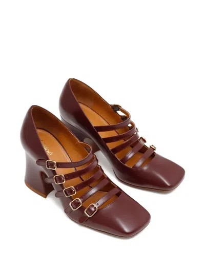 Chloé Chloe Janis 80 Multi-strap Leather Pumps