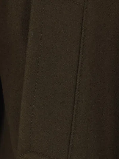Tagliatore Double-breasted Coat In Brown